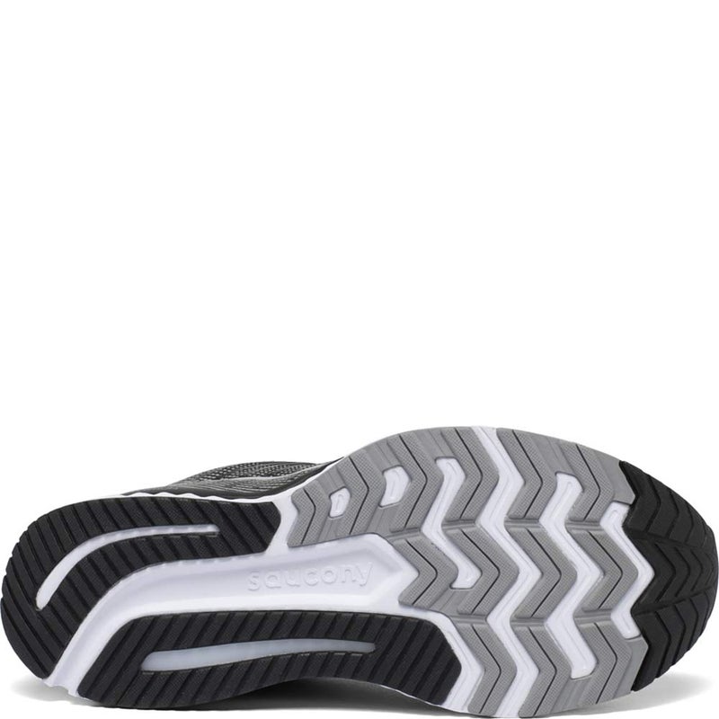 Saucony Women's Guide 13, Black/White, 5.5 Wide - Image 4